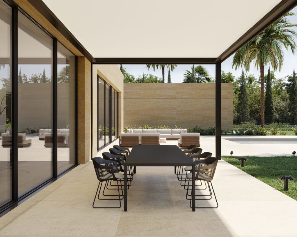 Soltis 88 Proof : Toit de Pergola avec Protection Solaire Efficace